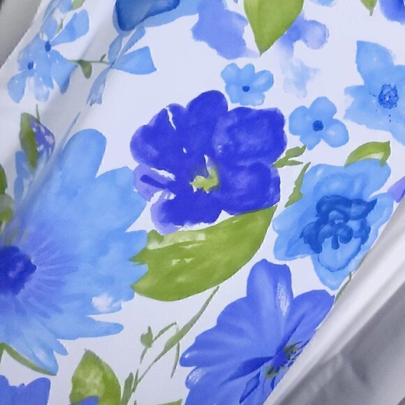 Willow Ridge 2 pc Floral Blue Purple White Suit, Size 10 - Picture 9 of 11